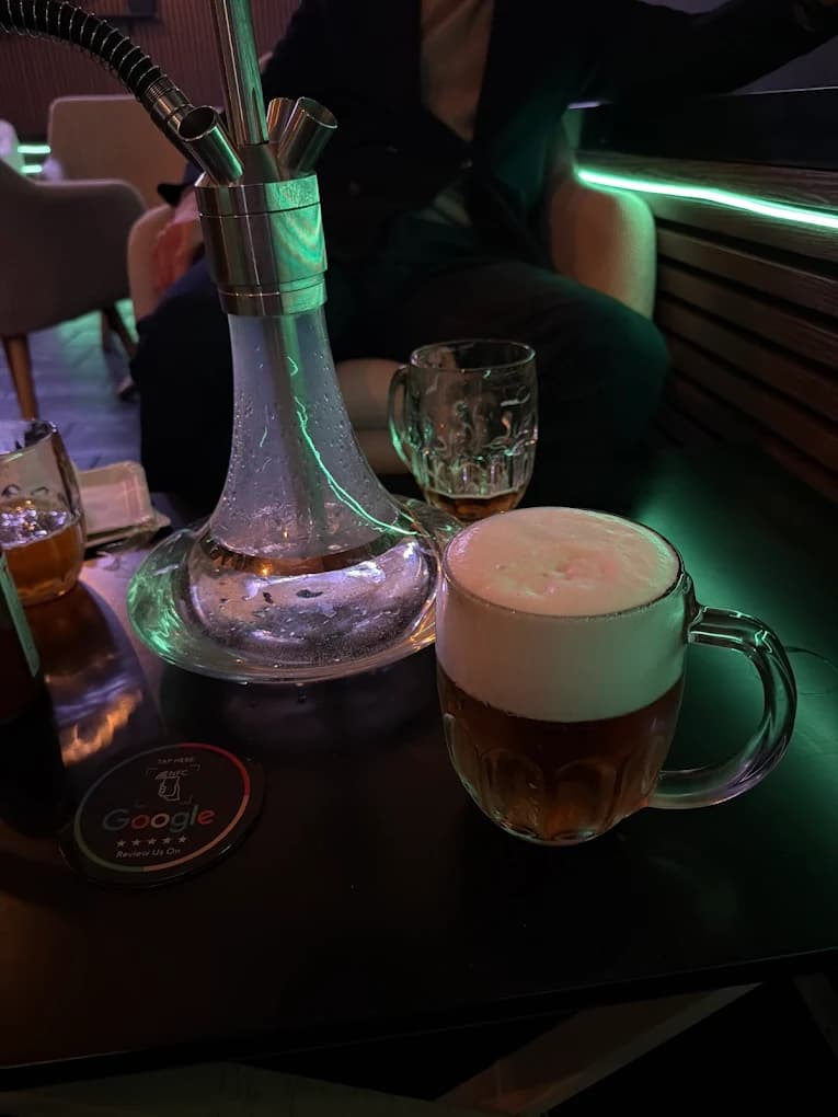 Shisha a pivo v shisha baru DrIng v Plzni